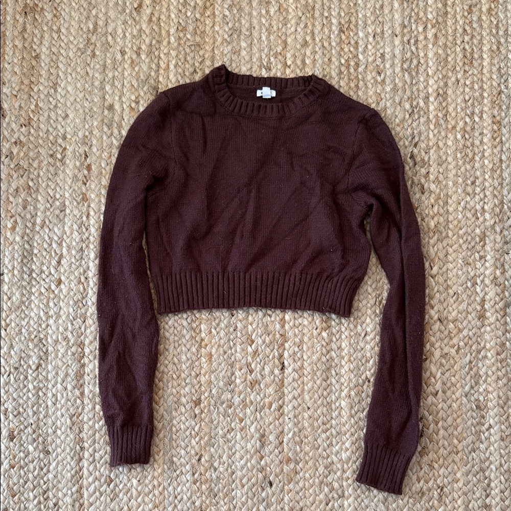 Garage Chocolate Crew Neck Sweater